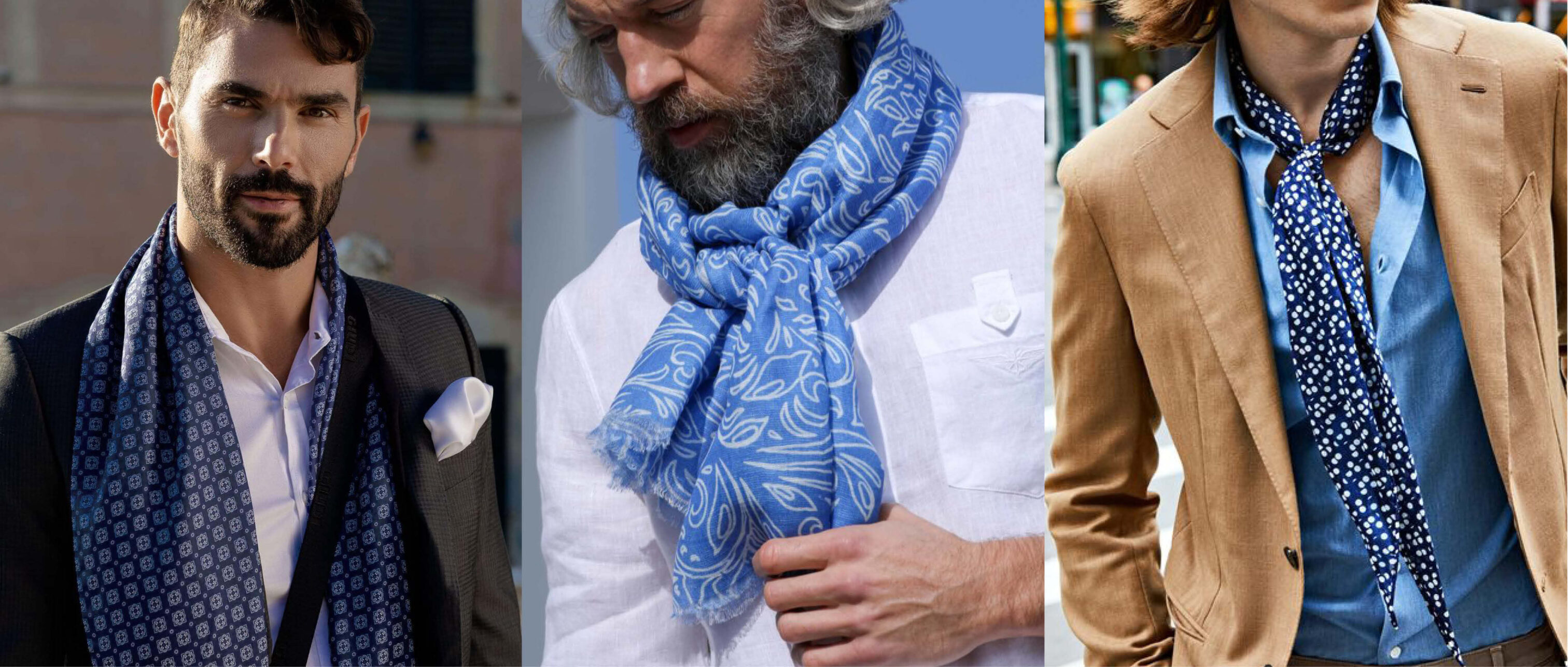 mens scarfs 
menswear
mens fashion
summer scarfs