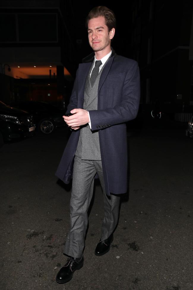 Andrew garfield in grey flannel suit 