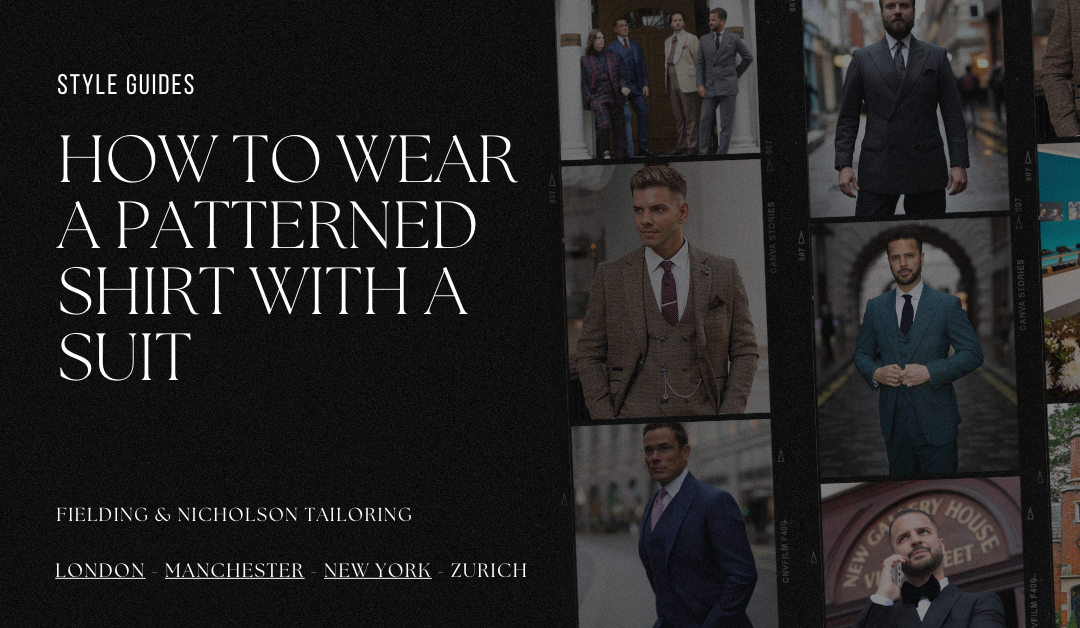 How to Wear a Patterned Shirt with a Suit