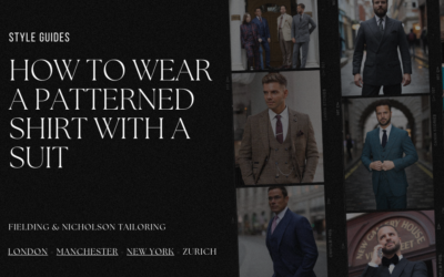 How to Wear a Patterned Shirt with a Suit
