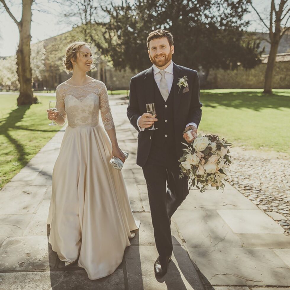 Tailored lounge suit styled for a wedding