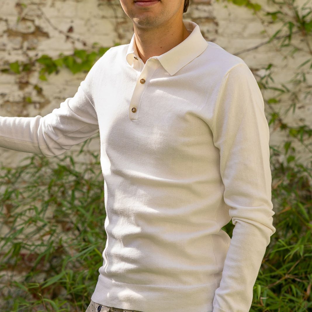 Premium cotton polo T-shirt, blending comfort and style.