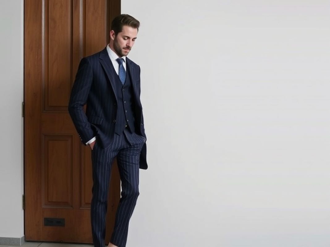 Pinstripe Trousers - Fielding & Nicholson Tailors