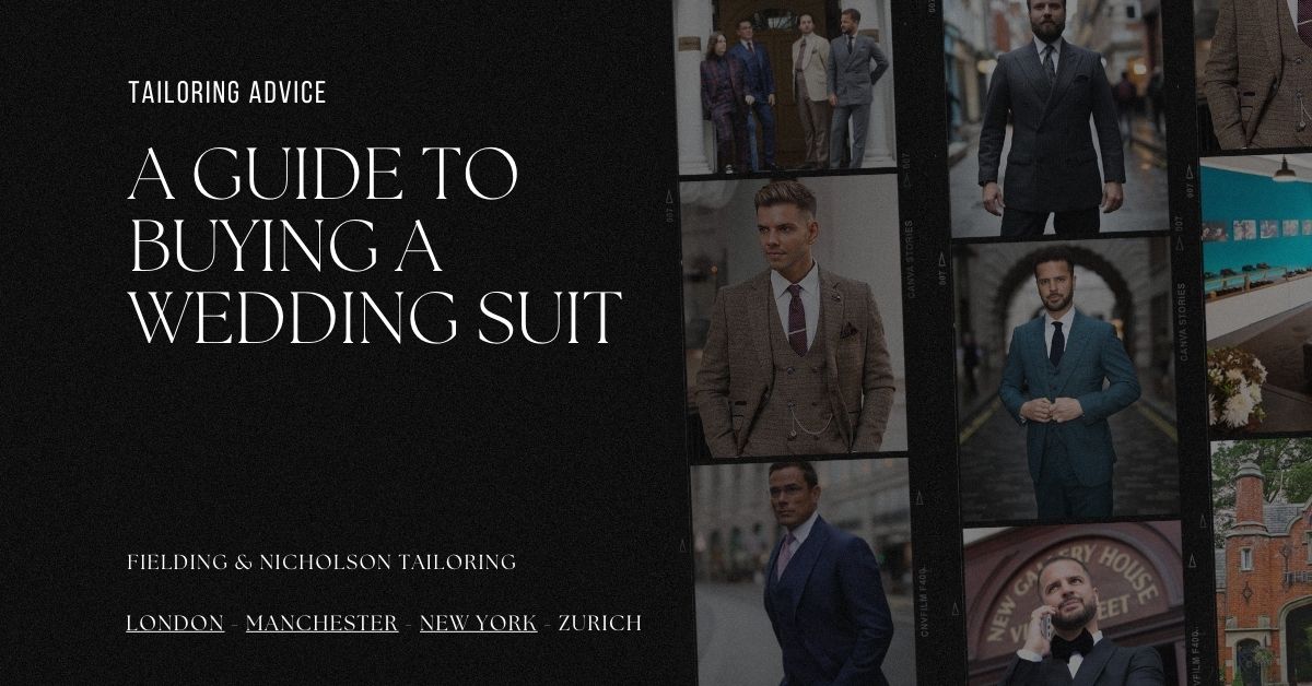 A Guide to Buying a Wedding Suit - Fielding & Nicholson Tailoring London