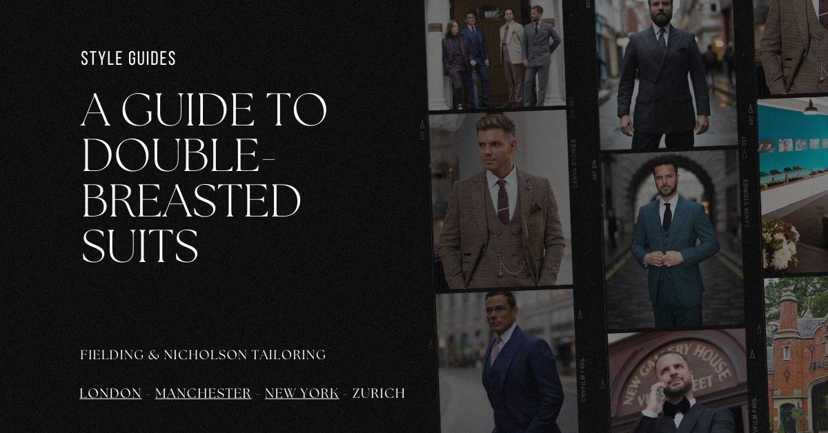 A guide to double breasted suits - Fielding & Nicholson Tailoring London