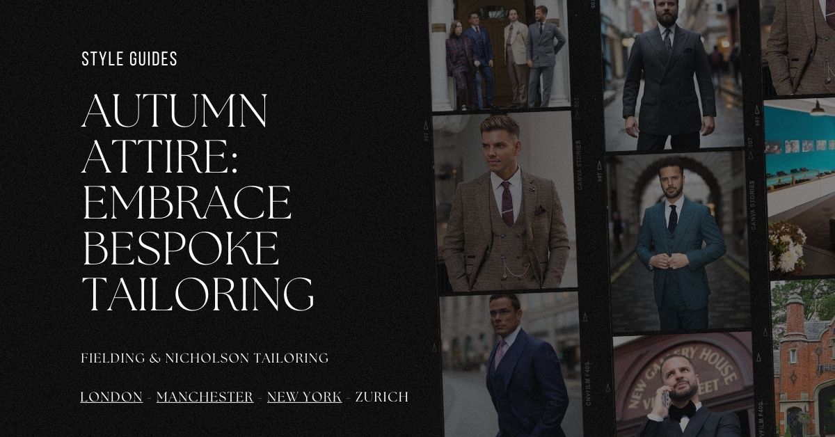 Autumn Attire Embrace the Season with Bespoke Tailoring