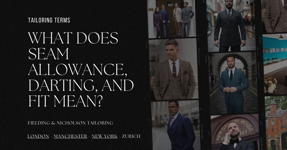 Breaking Down Tailoring Terms What Does Seam Allowance, Darting, and Fit Really Mean