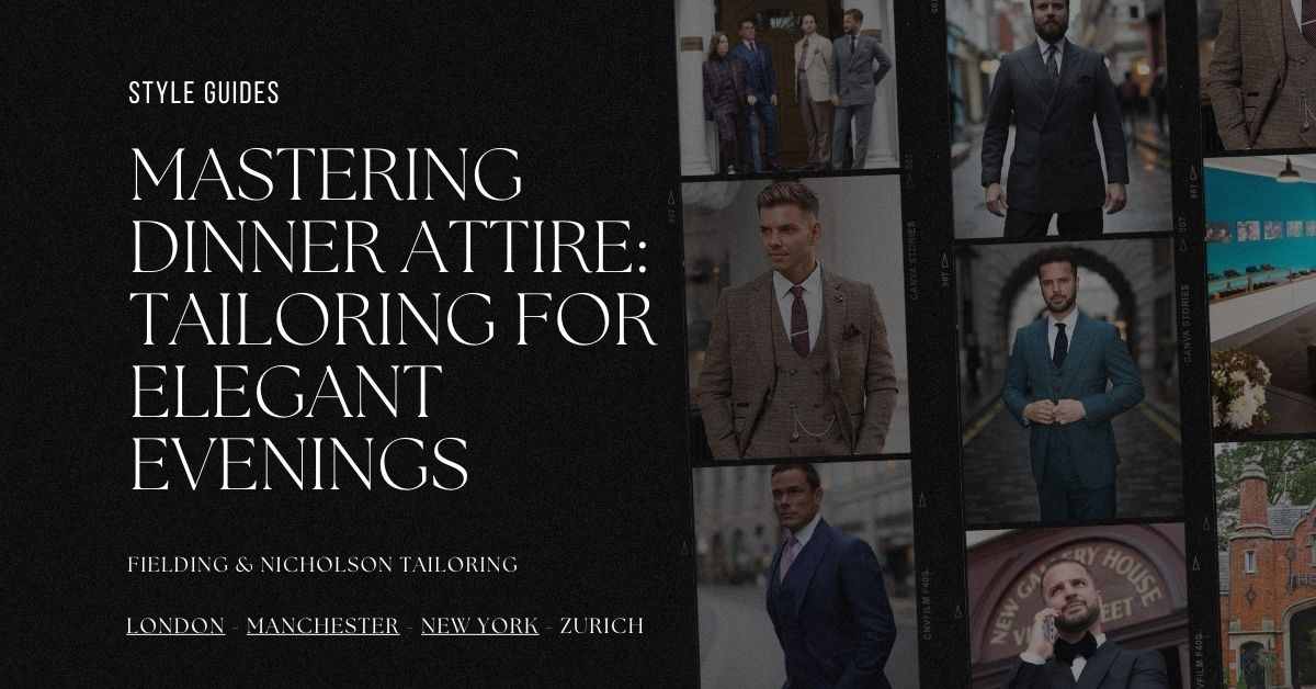 Mastering Dinner Attire Tailoring for Elegant Evenings -Fielding & Nicholson Tailoring London