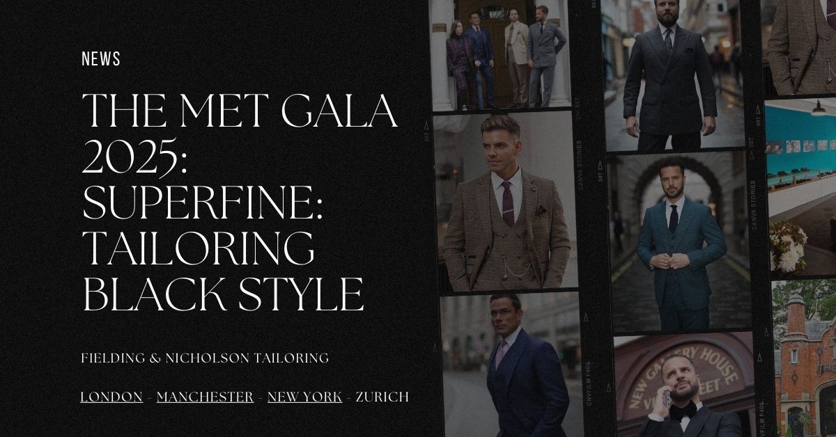 The Met Gala 2025 Superfine Tailoring Black Style