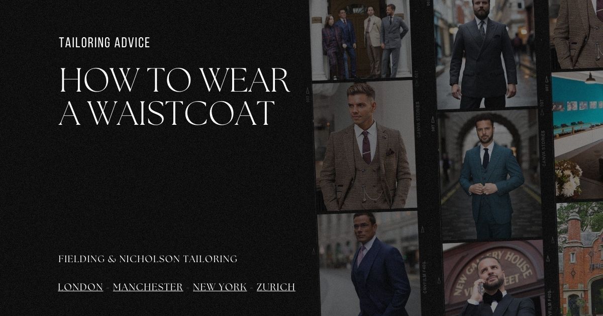 How To Wear a Waistcoat - Fielding & Nicholson Tailoring