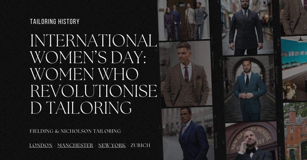 International womens day - women who revolutionised tailoring - Fielding & Nicholson Tailoring London