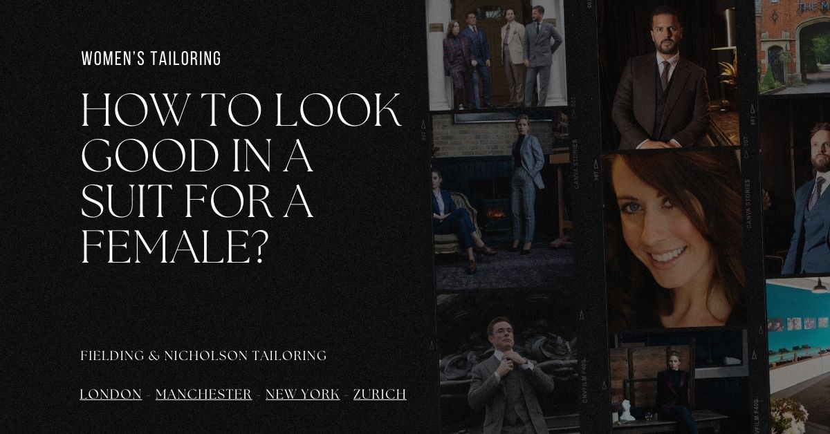 How to look good in a suit for a female - Fielding & Nicholson Tailoring London