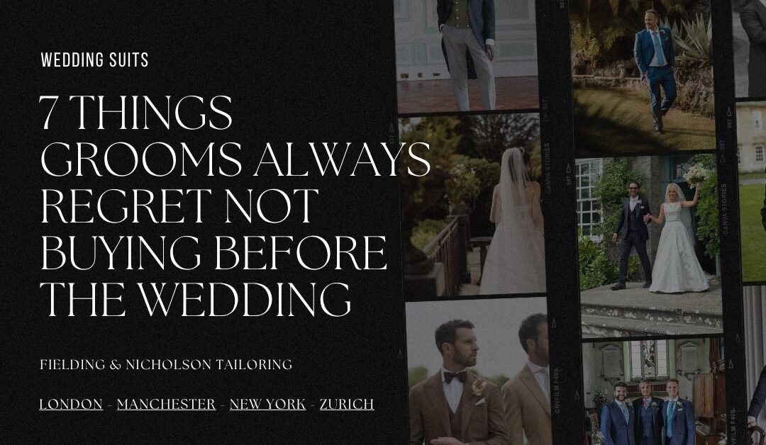 7 Things Grooms Always Regret Not Buying Before the Wedding