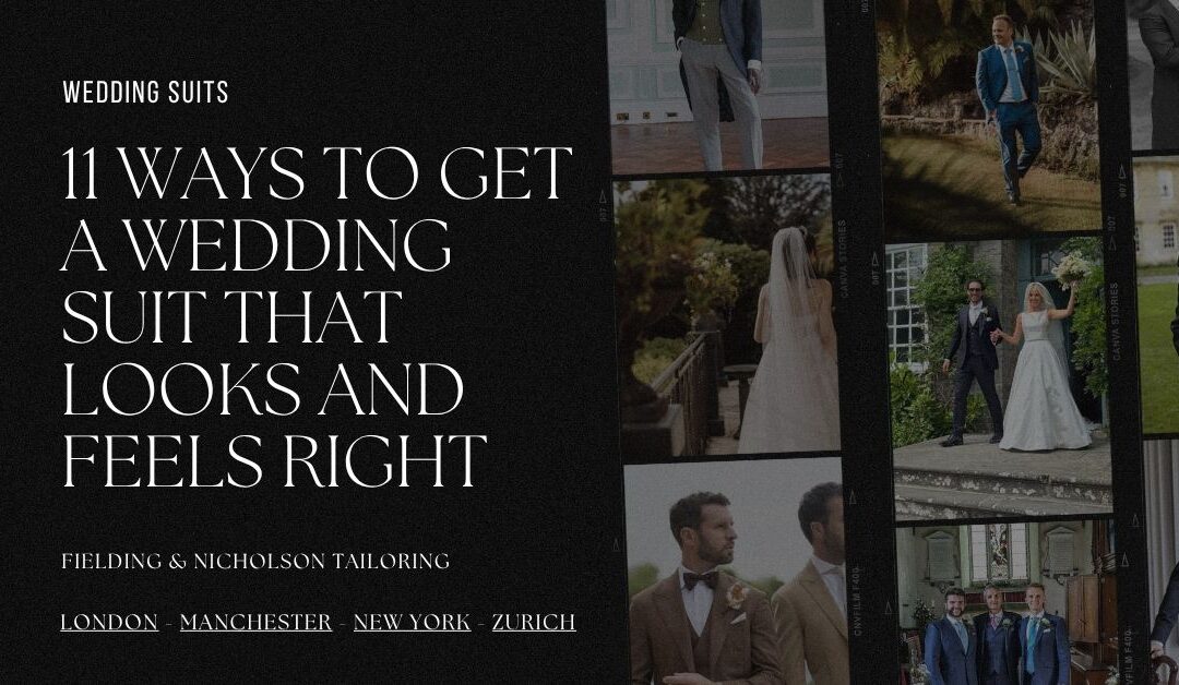 11 Ways to Get a Wedding Suit That Looks and Feels Right