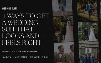 11 Ways to Get a Wedding Suit That Looks and Feels Right