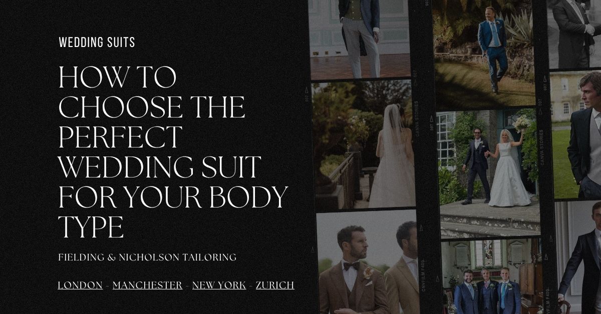 How to Choose the Perfect Wedding Suit for Your Body Type - Fielding & Nicholson Tailoring London (1)