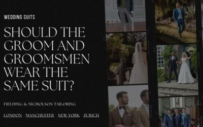 Should the Groom and Groomsmen Wear the Same Suit?