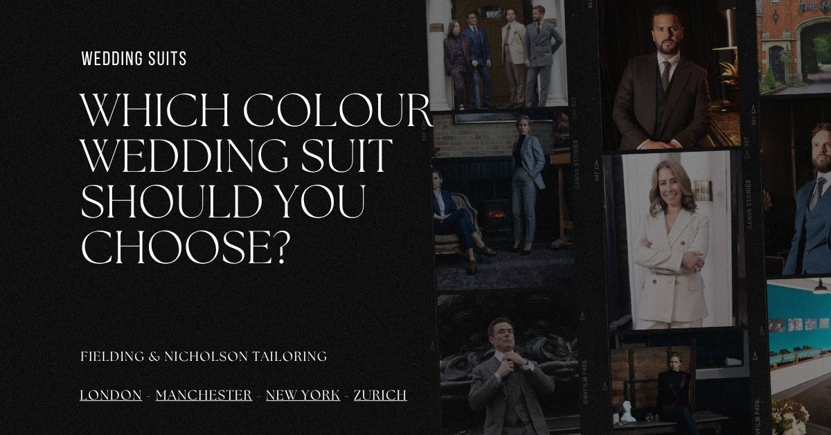 Which Colour Wedding Suit Should You Choose - Fielding & Nicholson Tailoring London