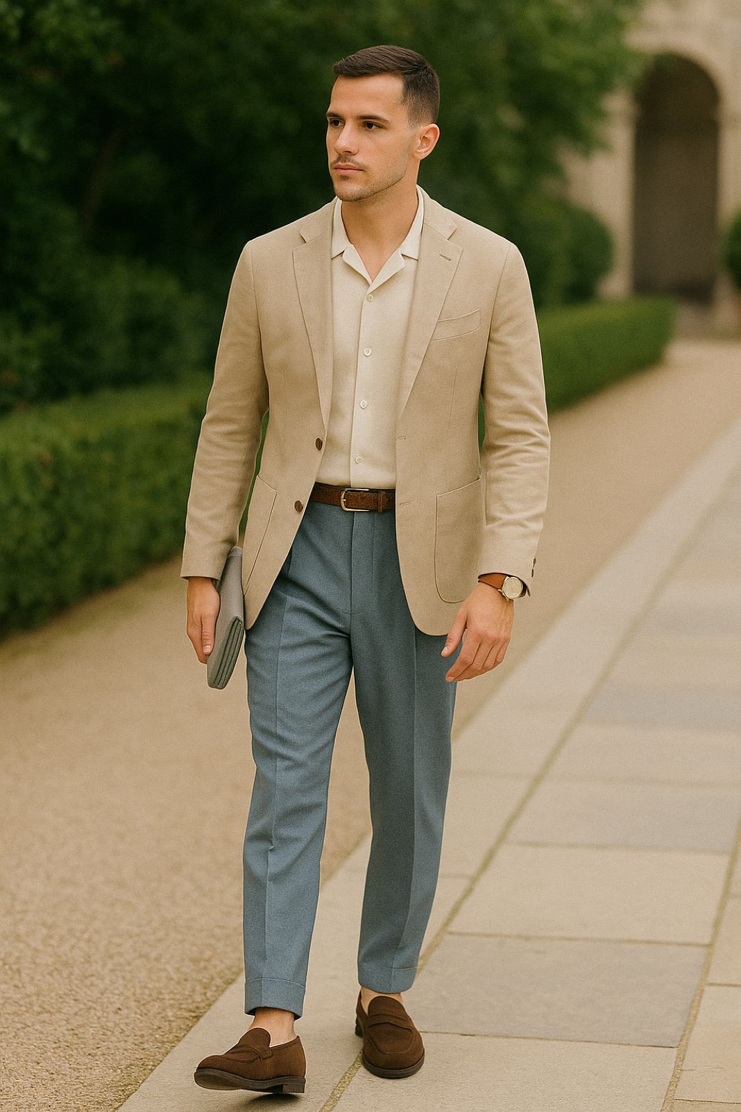 inspiration on what to wear at the buckingham palace summer opening - man