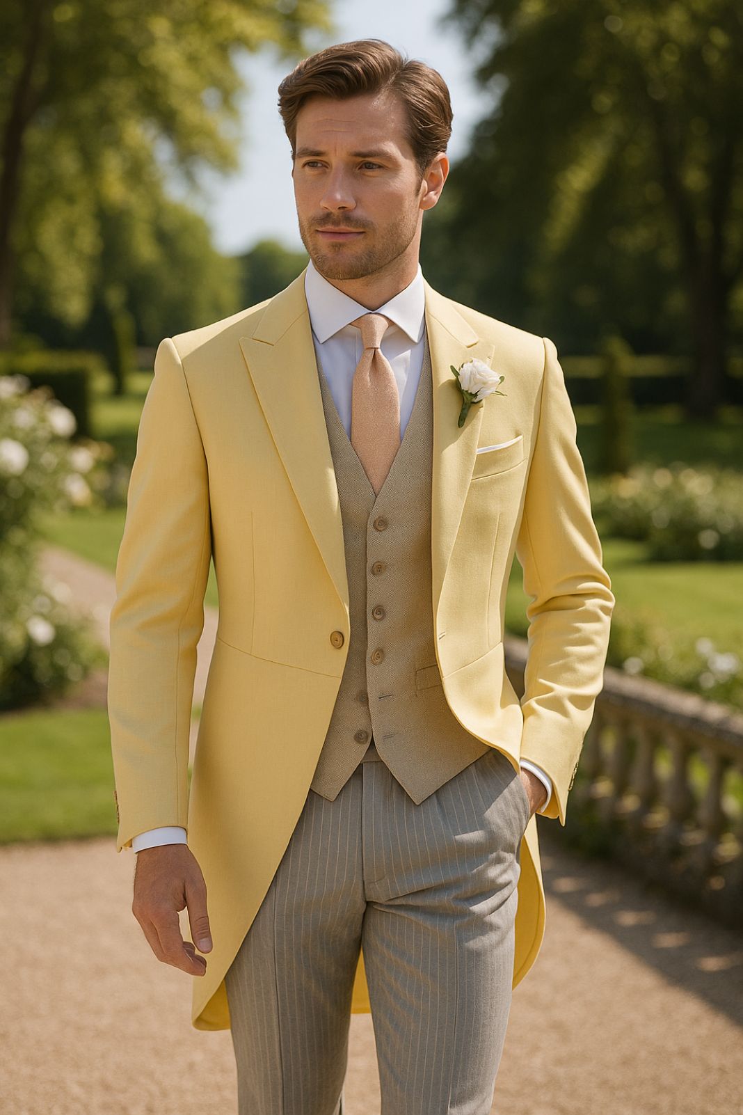 summer wedding morning suit - Fielding & Nicholson Tailoring