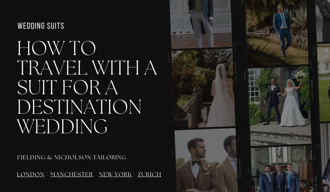 How To Travel With a Suit for a Destination Wedding