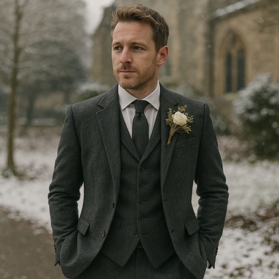 The perfect wedding suit for winter weddings - Fielding & Nicholson Tailoring