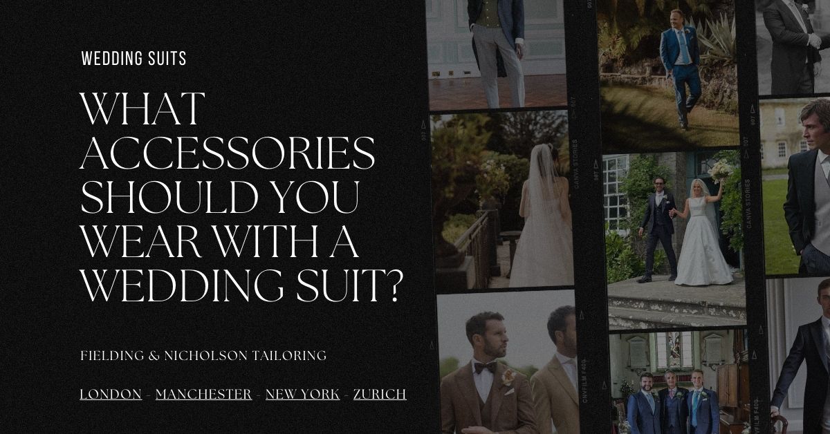What Accessories Should You Wear with a Wedding Suit - Fielding & Nicholson Tailoring London