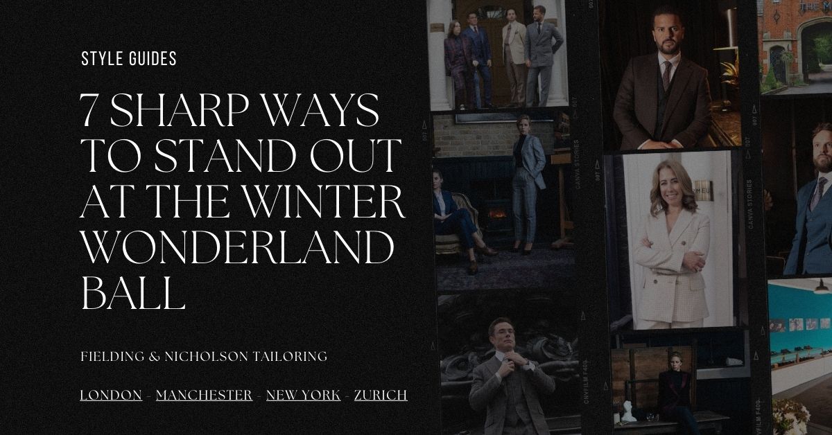 7 Sharp Ways to Stand Out at the Winter Wonderland Ball - Fielding & Nicholson Tailoring London