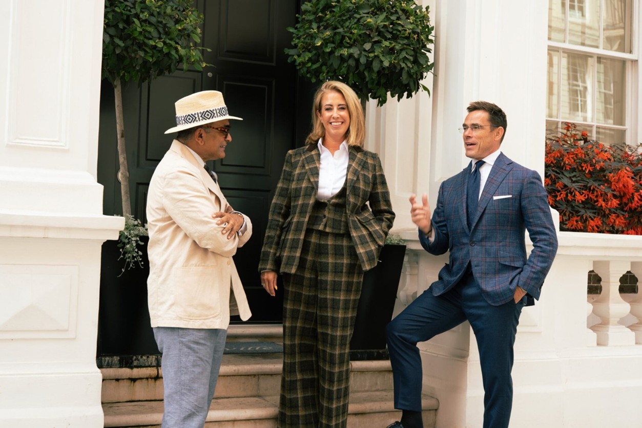 A photo of tailors on Savile Row