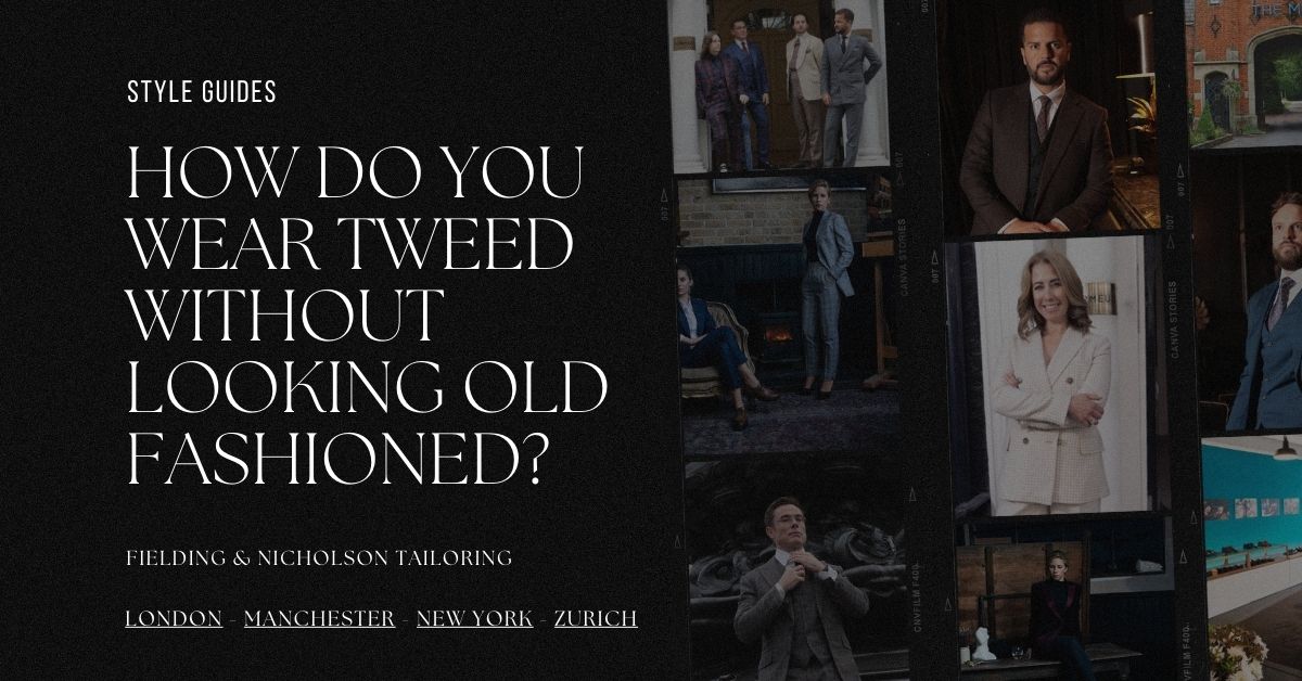 How Do You Wear Tweed Without Looking Old Fashioned - Fielding & Nicholson Tailoring London
