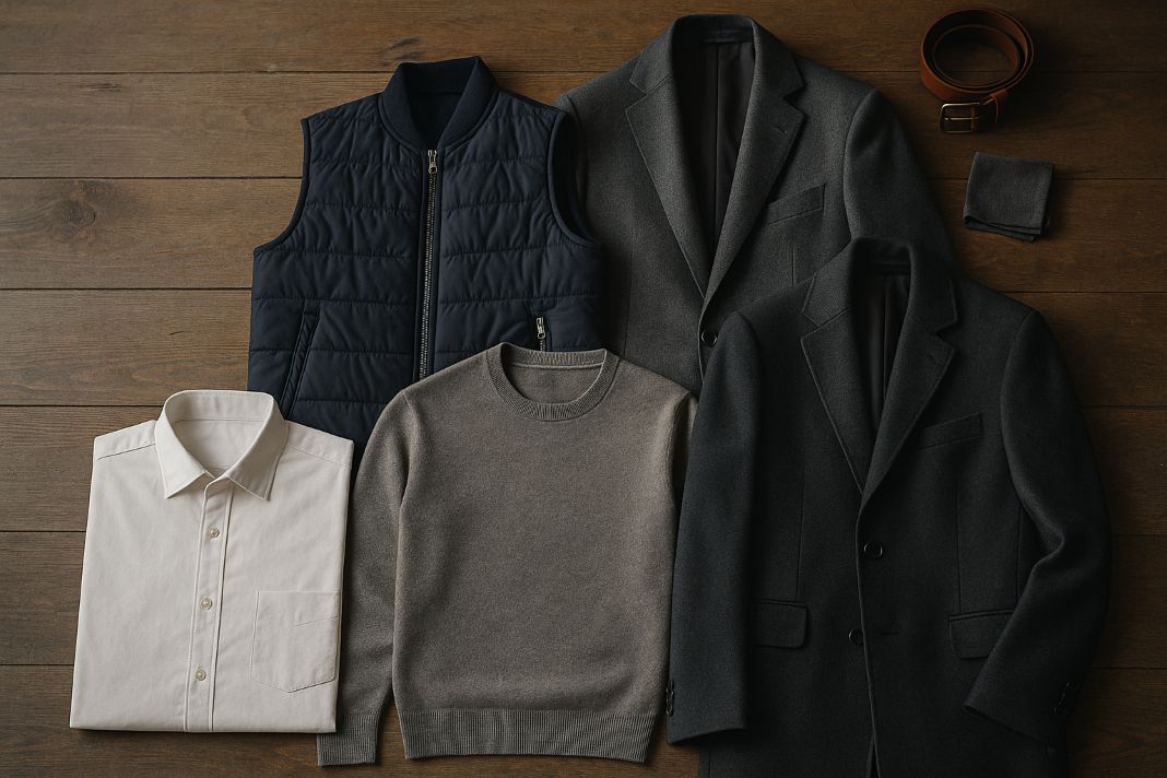 An ai photo of separates of different layers that can be used for one outfit