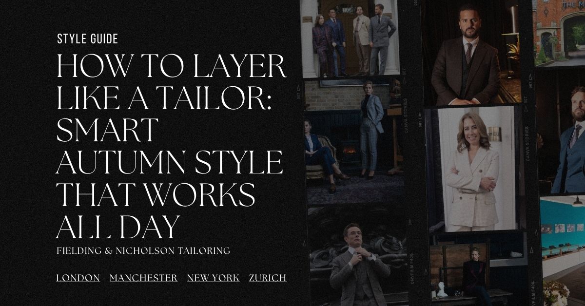 How to Layer Like a Tailor Smart Autumn Style That Works All Day - Fielding & Nicholson Tailoring London