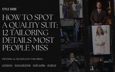 How to Spot a Quality Suit: 12 Tailoring Details Most People Miss