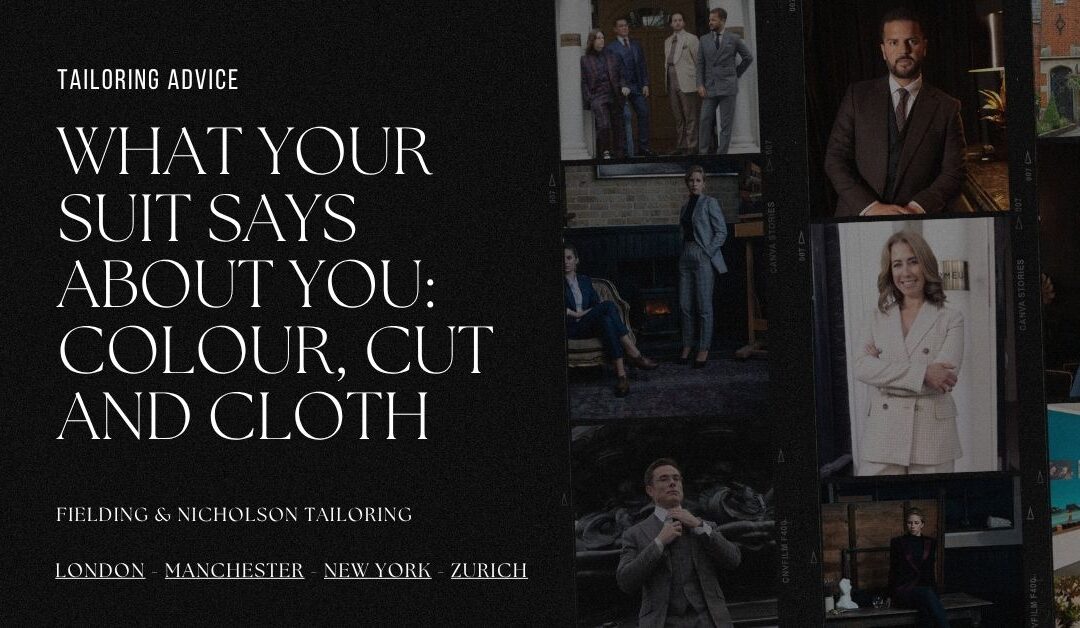 What Your Suit Says About You Decoding Colour, Cut and Cloth - Fielding & Nicholson Tailoring London