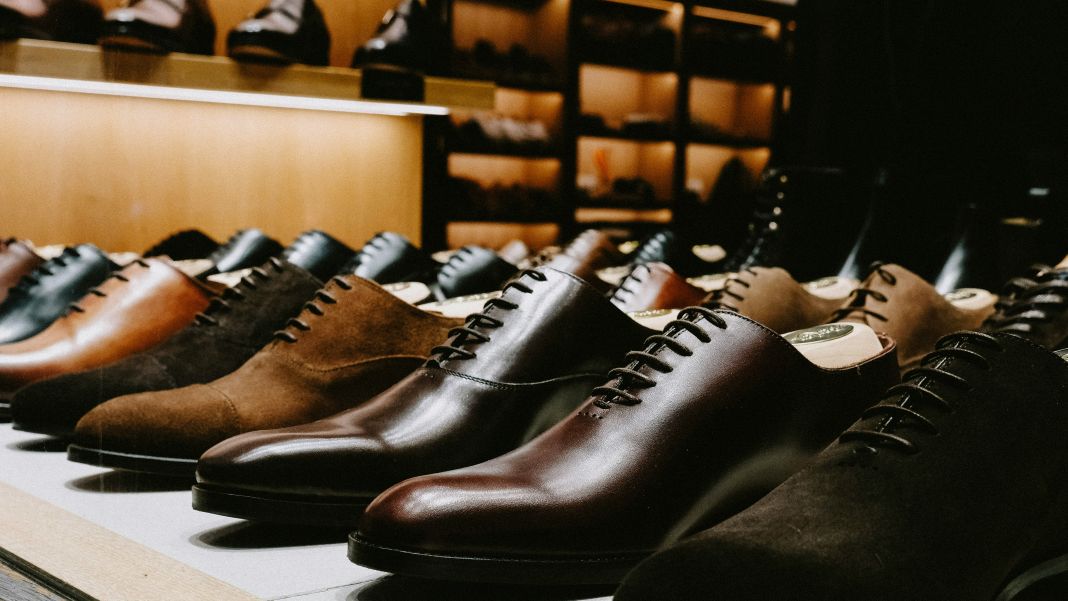 a photo of shoes including suede shoes