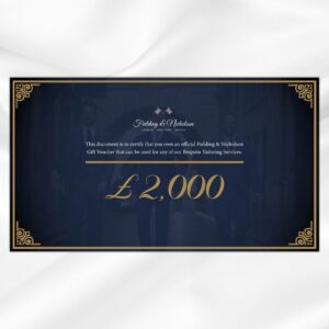 2000 Gift Voucher - Fielding and Nicholson Tailoring