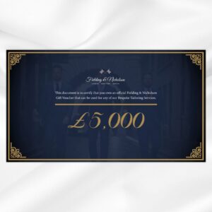 5000 Gift Voucher - Fielding and Nicholson Tailoring