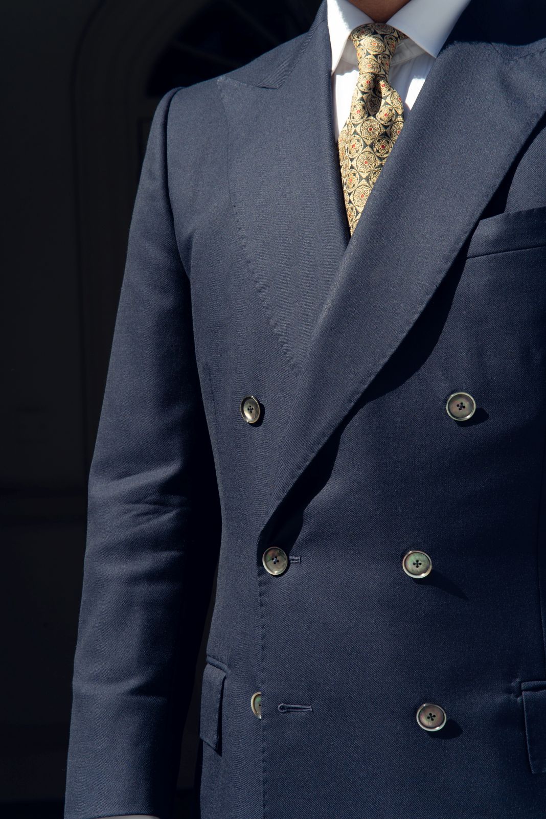 a photo of a man showing up looking sharp for work