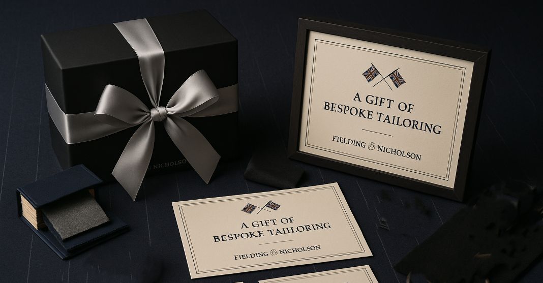 An AI image illustrating a gift of bespoke tailoring
