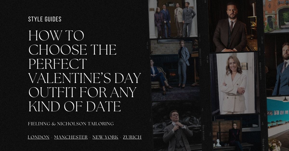How To Choose the Perfect Valentine’s Day Outfit for Any Kind of Date - Fielding & Nicholson Tailoring London