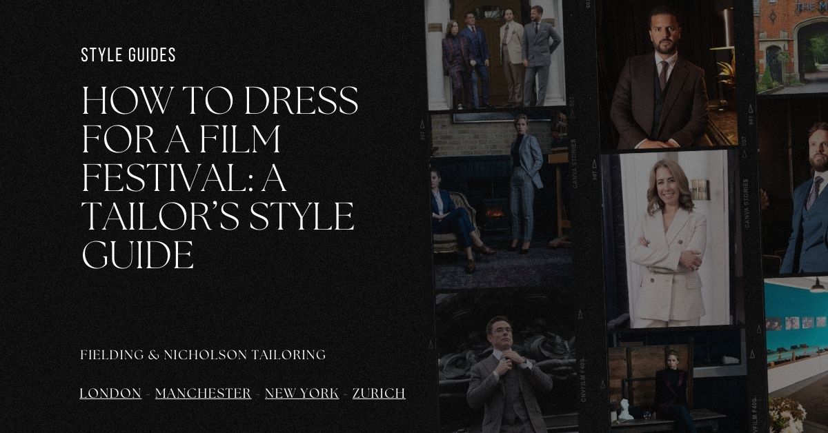 How to Dress for a Film Festival A Tailor’s Style Guide - Fielding & Nicholson Tailoring London