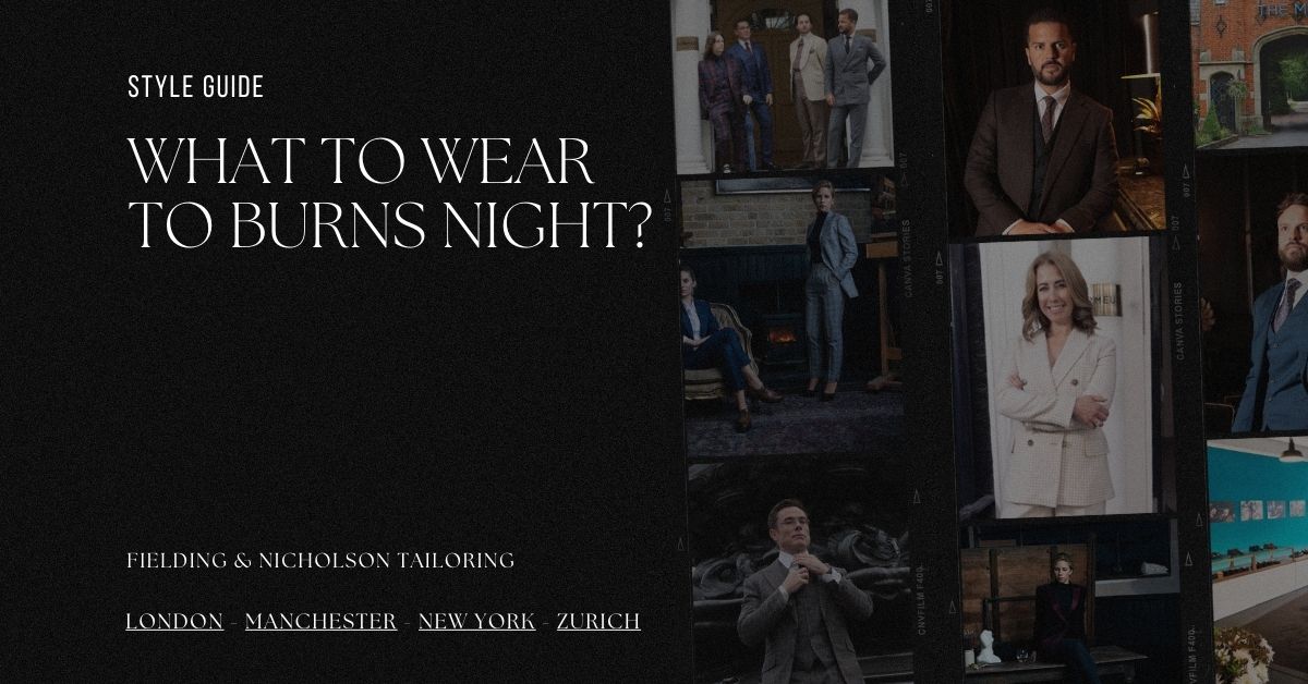 What to wear to burns night - Fielding & Nicholson Tailoring London What to wear to burns night - Fielding & Nicholson Tailoring London