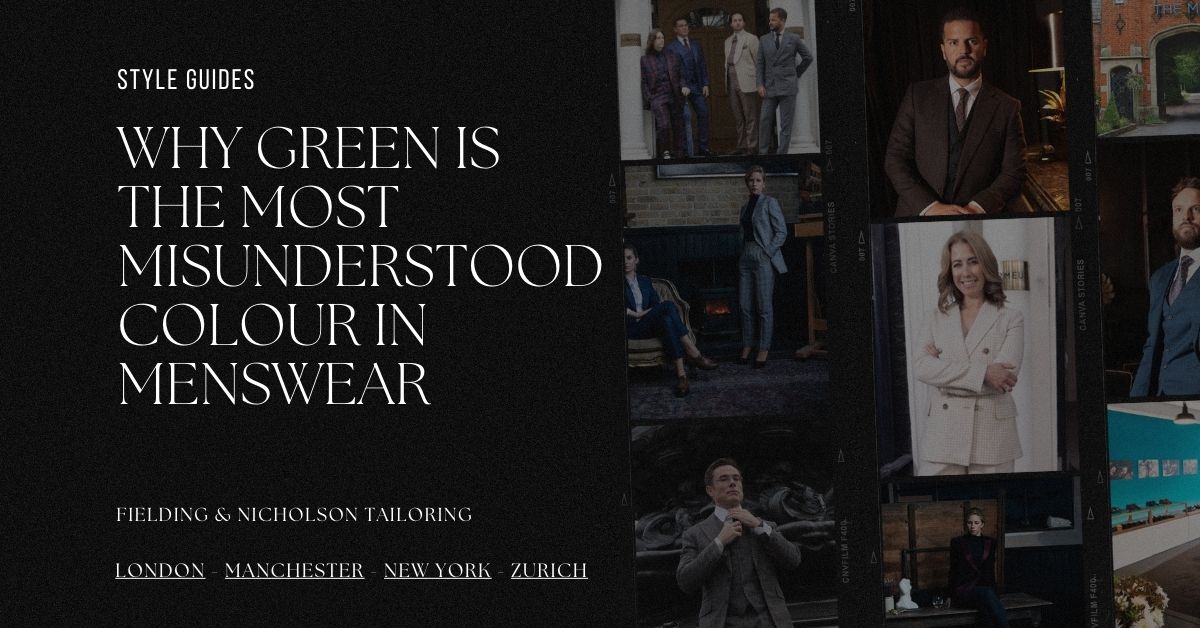 Why Green Is the Most Misunderstood Colour in Menswear - Fielding & Nicholson Tailoring London