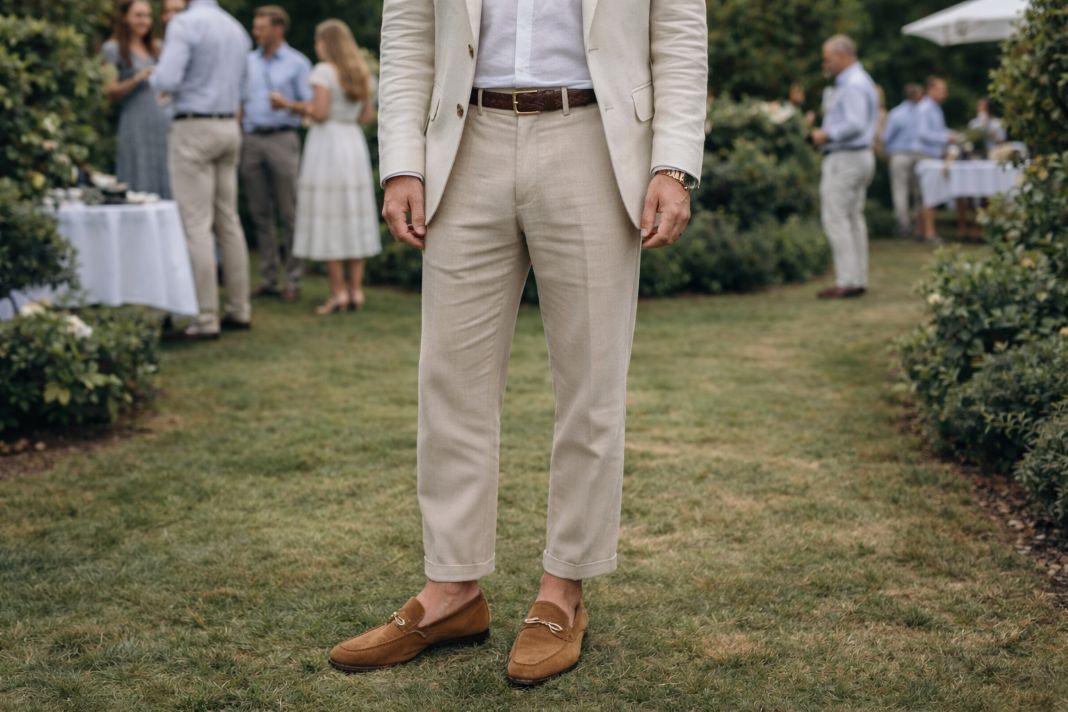 An illustrative image of loafers for a summer party