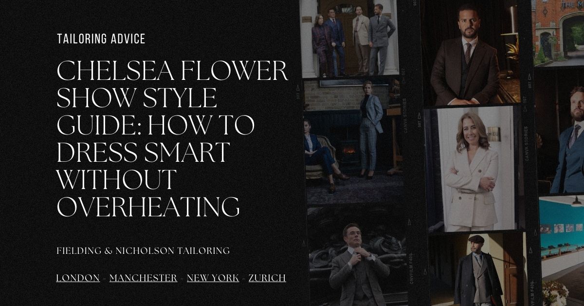 Chelsea Flower Show Style Guide How to Dress Smart Without Overheating - Fielding & Nicholson Tailoring London