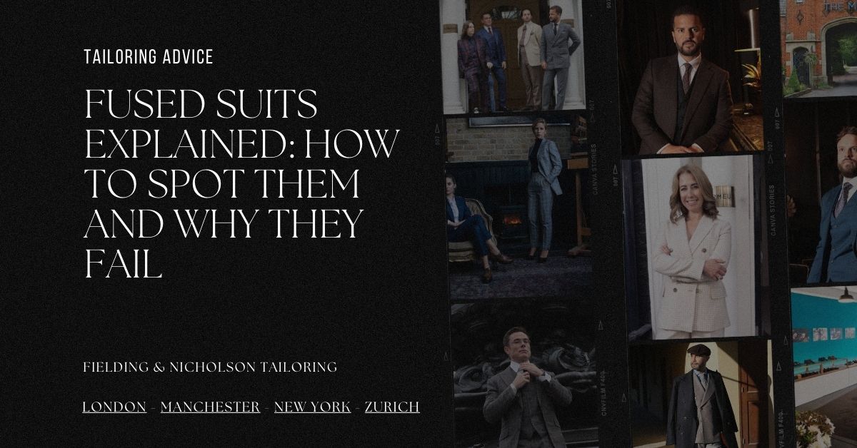 Fused Suits Explained How to Spot Them and Why They Fail - Fielding & Nicholson Tailoring London