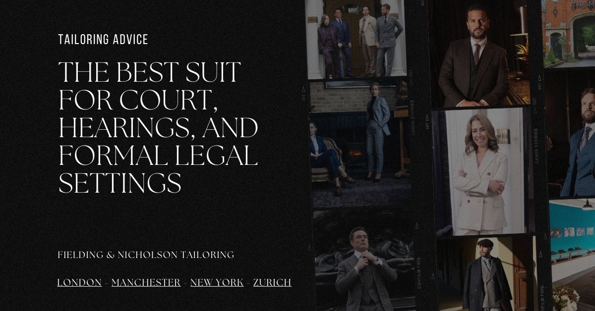 The Best Suit for Court, Hearings, and Formal Legal Settings - Fielding & Nicholson Tailoring London The Best Suit for Court, Hearings, and Formal Legal Settings - Fielding & Nicholson Tailoring London
