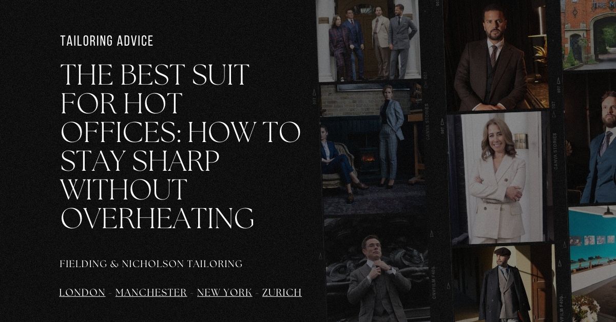 The Best Suit for Hot Offices How to Stay Sharp Without Overheating - Fielding & Nicholson Tailoring London
