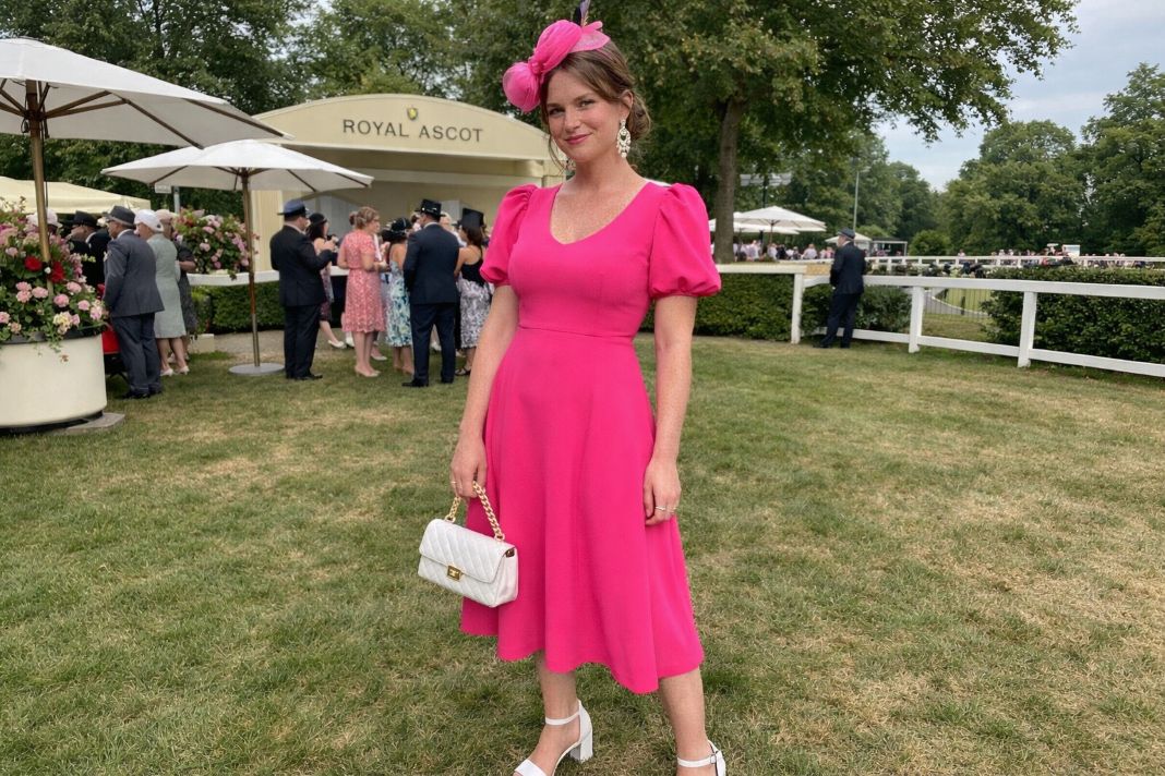 An illustrative image of a Village Enclosure women’s outfit for Royal Ascot