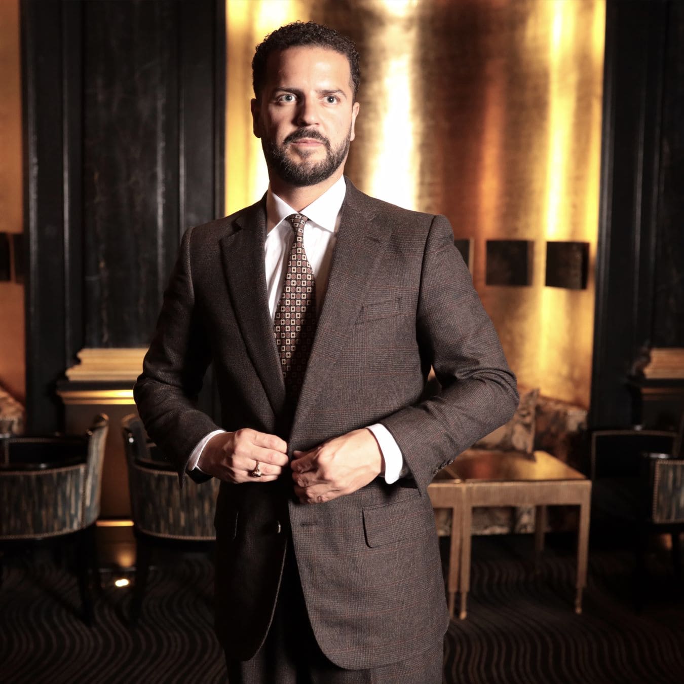 Suits worn as boardroom attire